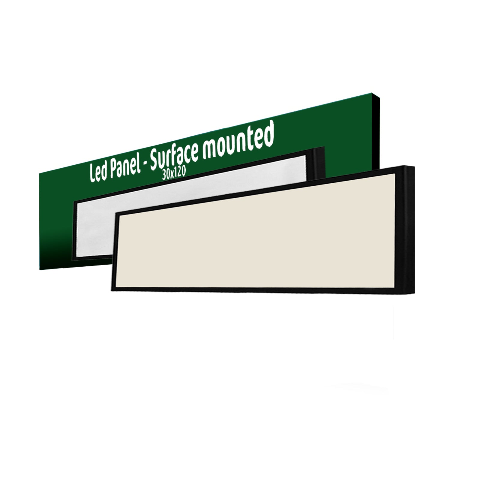 NETTLIFE LED-panneel 120x30 dimmbaar met afstandsbediening, 40W, zwart NETTLIFE LED-panneel 120x30 dimmbaar met afstandsbediening, 40W, zwart