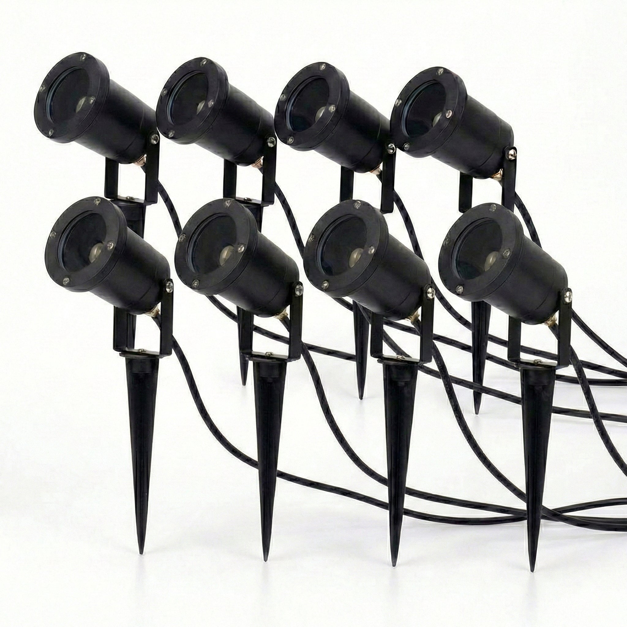 Tuinspot met grondspies PIRK voor buiten, IP44, zwart, 1x GU10 max. 15W