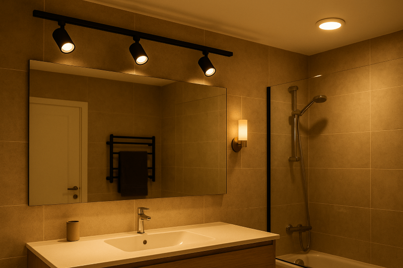 Led verlichting voor in de badkamer