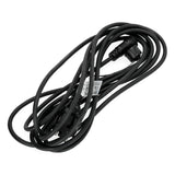 Complete Prikkabel / lichtsnoer met 20x lampenkappen | 20 Meter | Zwarte lampenkap | Koppelbaar | E27 | Incl. 1W lampen