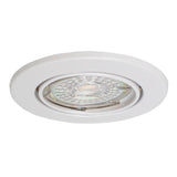 LED witte inbouwspot 63mm kantelbaar gu10 - armatuur recht