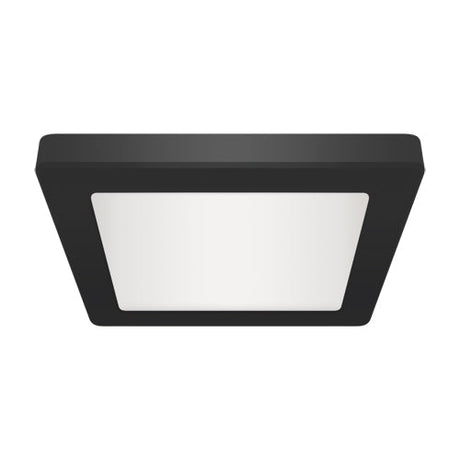 LED opbouw downlight vierkant| 18W | Zwart | 217mm | CCT - 3 lichtkleuren