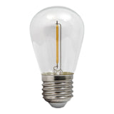 LED filament lamp - 1W - E27 - 2700K - Warm wit - 5 stuks - vooraanzicht