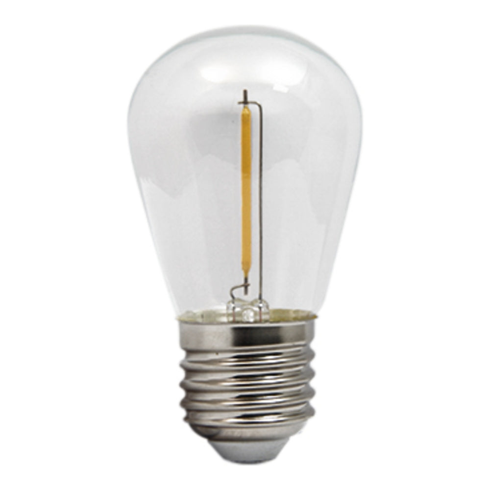 Complete Prikkabel / lichtsnoer met 20x lampenkappen | 20 Meter | Zwarte lampenkap | Koppelbaar | E27 | Incl. 1W lampen