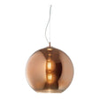 IDEAL LUX-Glazen hanglamp 30cm-E27 fitting-Copper-vooraanzicht