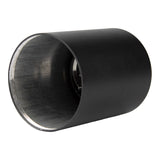 Opbouw spot armatuur zwart - 80x100mm - Rond - GU10 fitting - zijaanzicht