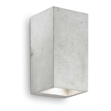 LED Binnen spot - Vierkant - IP20 - 2x GU10 - beton - voorkant