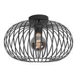 Industriële metalen plafondlamp 50cm - bolato - high light - E27 fitting