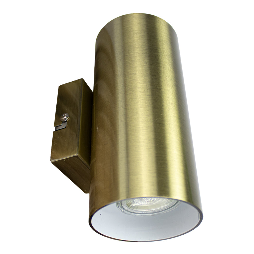 LED wandlamp rond | Goud | 2 x GU10 | 3000K - onderaanzicht