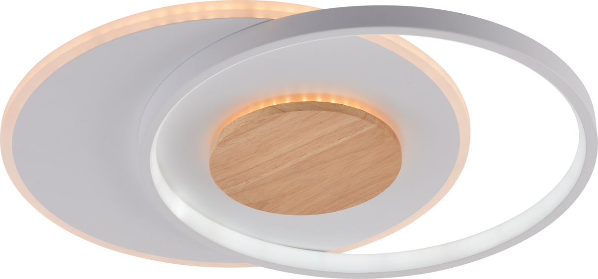 LED Plafondlamp CCT 54W Wit+Hout Dimbaar + Afstandsbediening Rond 4120 lm