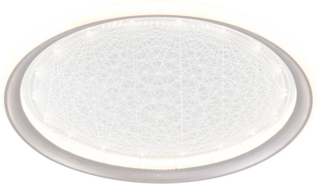 LED Plafondlamp CCT 42W Zilver+CR Dimbaar + Afstandsbediening Rond 2340 lm