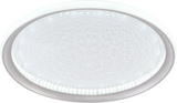 LED Plafondlamp CCT 42W Zilver+CR Dimbaar + Afstandsbediening Rond 2340 lm