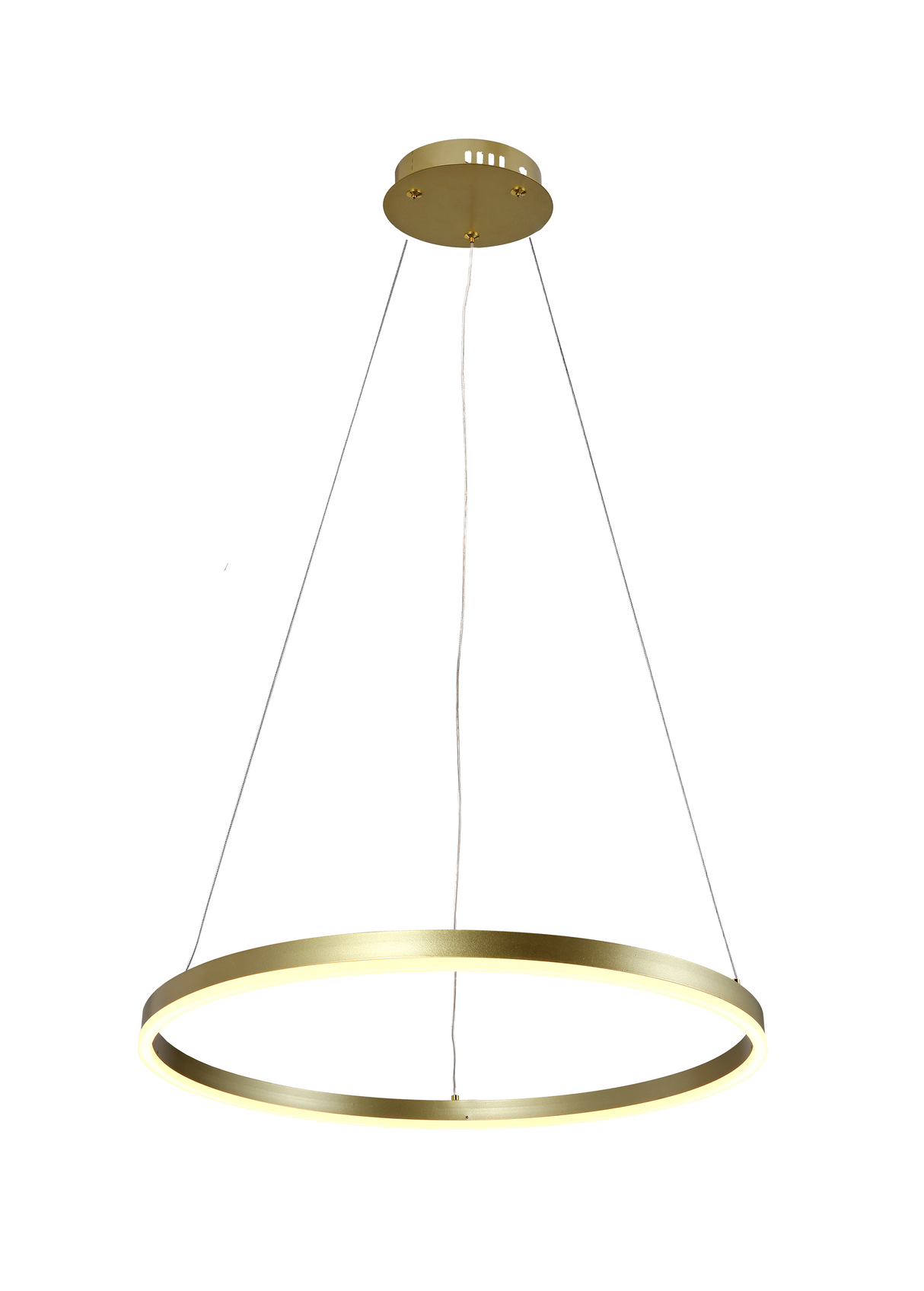 LED Hanglamp 22W Satijn Goud Rond 1760 lm