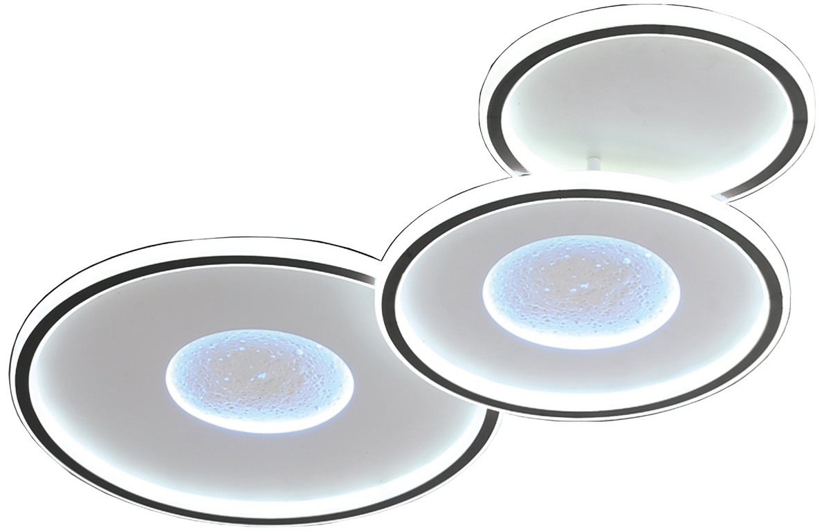 LED Plafondlamp 106W Mat Zwart Rond 8480 lm