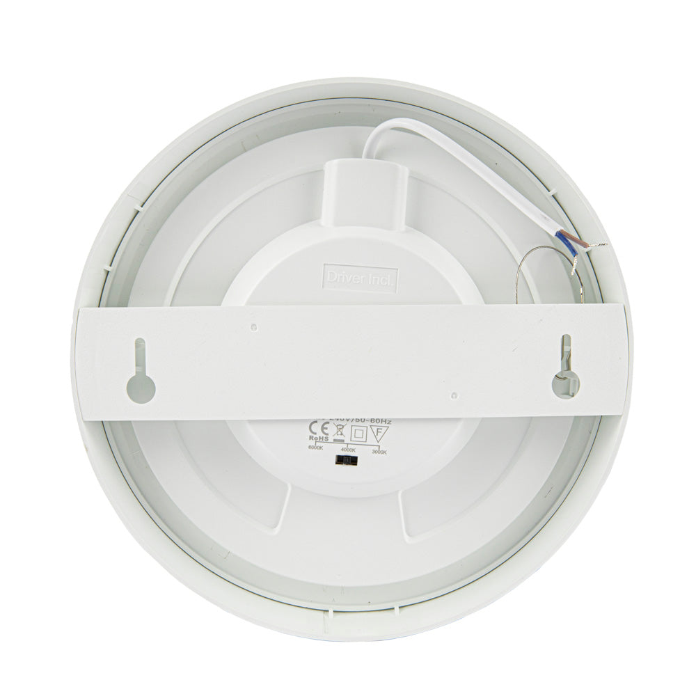 LED opbouw downlight rond - 18W - Ø226mm - CCT - 3 lichtkleuren-achteraanzicht