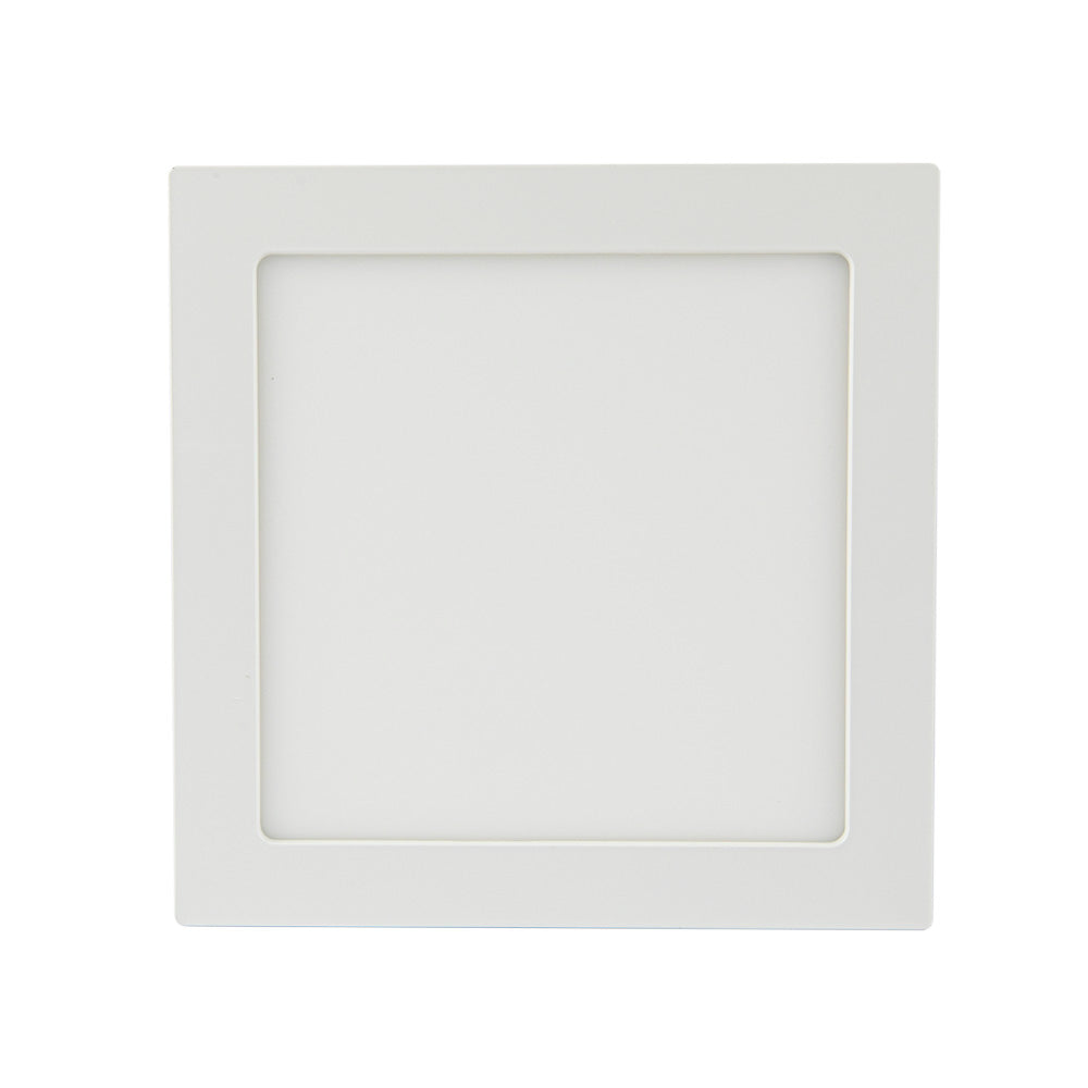 LED opbouw downlight vierkant - 18W - 227x227mm - CCT - 3 lichtkleuren-vooraanzicht