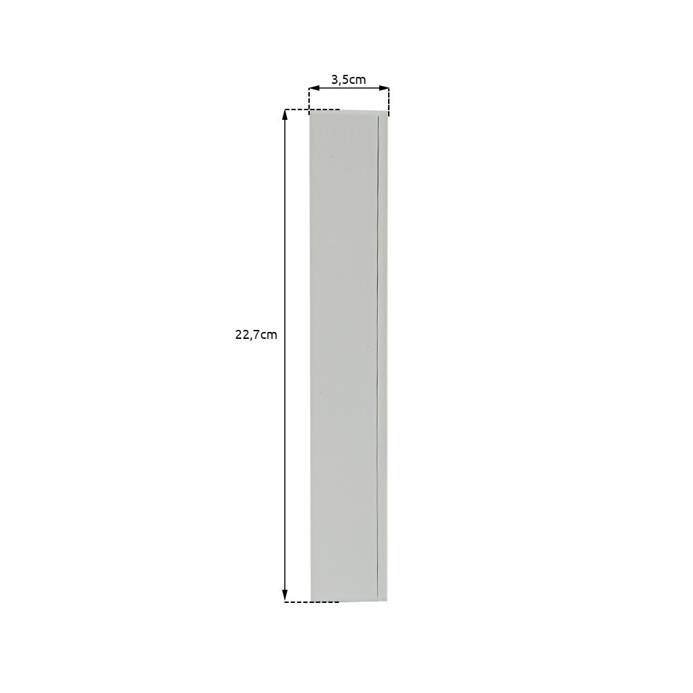 LED opbouw downlight vierkant - 18W - 227x227mm - CCT - 3 lichtkleuren-zijaanzicht