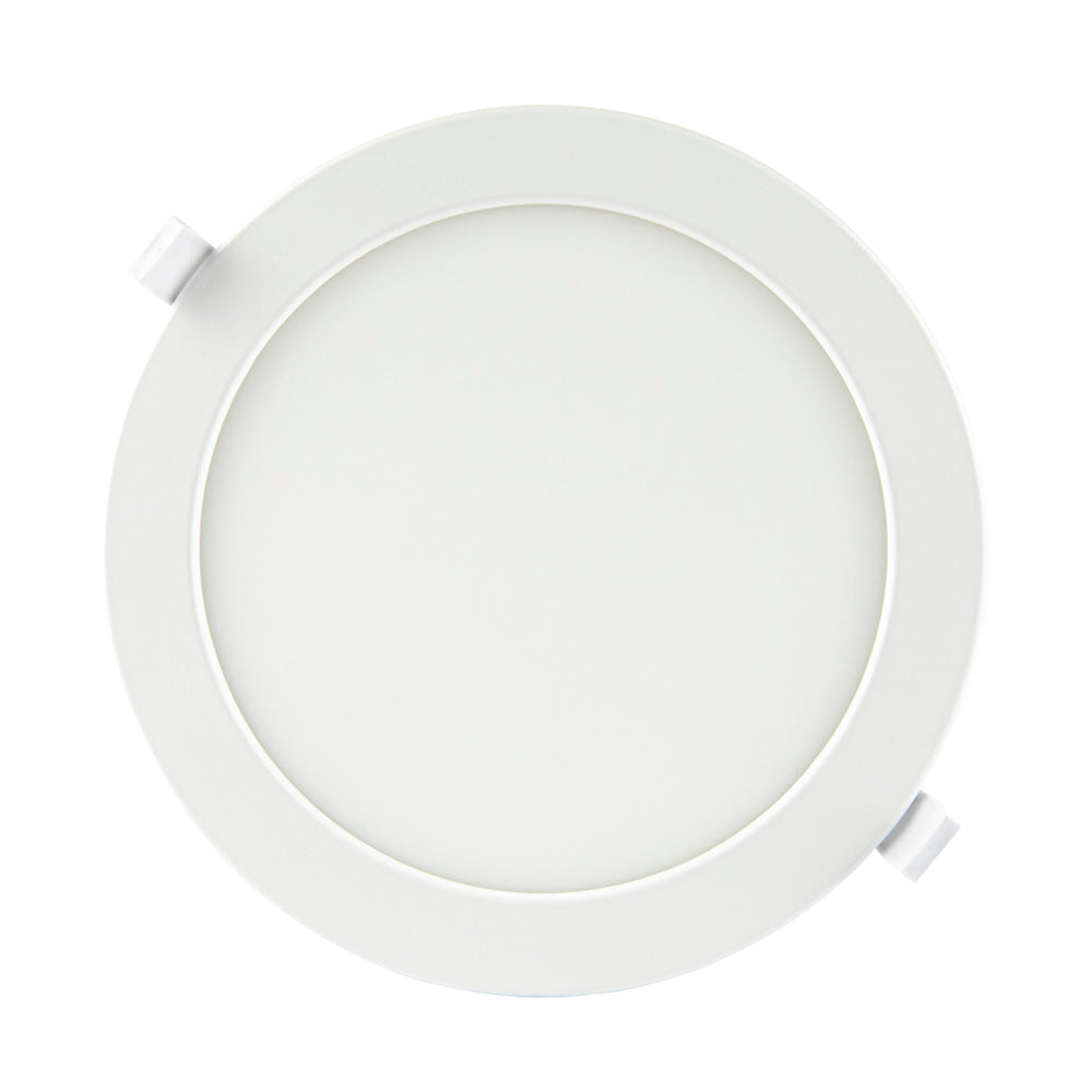 LED inbouw downlight rond - 20W - DIMBAAR - Ø205mm - CCT - 3 lichtkleuren -vooraanzicht