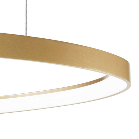 Moderne Oval Hanglamp | Gold ring | Ø42.5cm | 3000K - Warm wit