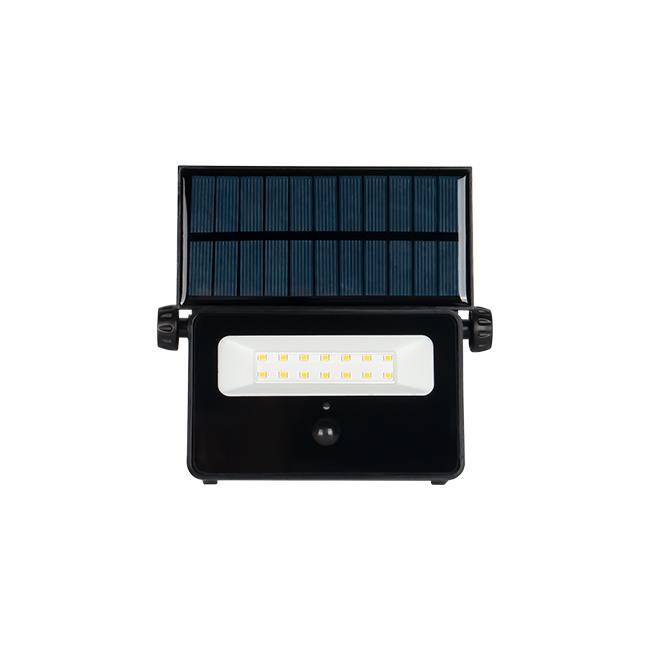 LED Bouwlamp op Solar | Bewegingssensor | 10 Watt | 4500K - Naturel wit