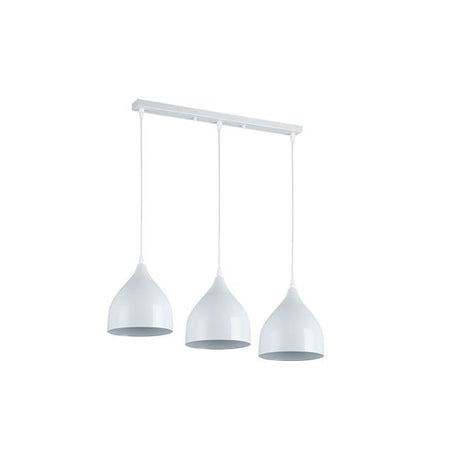 Hanglamp | Como | Wit | 3 lichts | E27 Fitting