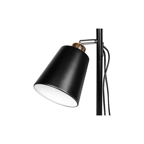 Vloerlamp | Koko | 2-lichts | 155cm | Zwart | E27 Fitting