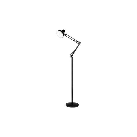 Vloerlamp | Lena | 1-lichts | 185cm | Zwart | E27 Fitting