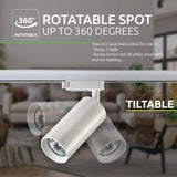 LED Railspot voor GU10 spot | 3-fase | Wit