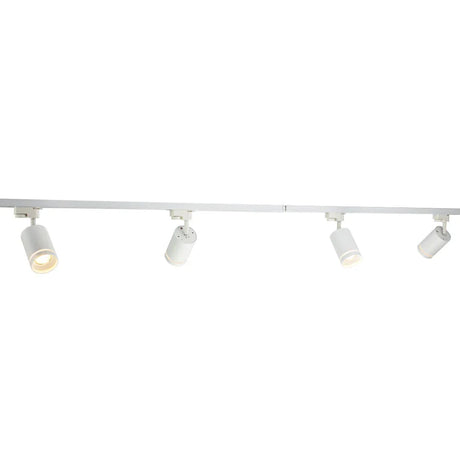 LED 1-fase Rails | Wit met ring | 2 meter | Inclusief 4 railspots