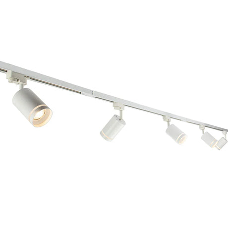 LED 1-fase Rails | Wit met ring | 3 meter | Inclusief 5 railspots