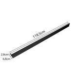 LED Linear hangarmatuur zwart - kantoorlamp - 50 watt | 120cm | 4000K - Naturel wit | Afmetingen