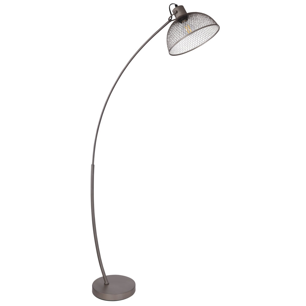 LED Metalen Vloerlamp - E27 fitting - Chroom - Lubbock