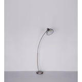 LED Metalen Vloerlamp - E27 fitting - Chroom - Lubbock