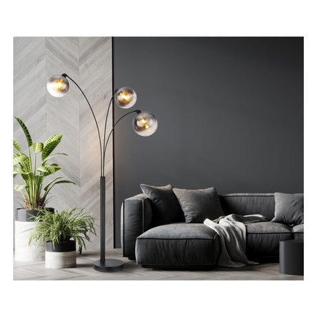 Vloerlamp JAMES Aluminium 158.0cm Brons|Brons GU10 2-Lichts