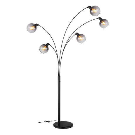 Vloerlamp JAMES Aluminium 158.0cm Matt grijs GU10 2-Lichts