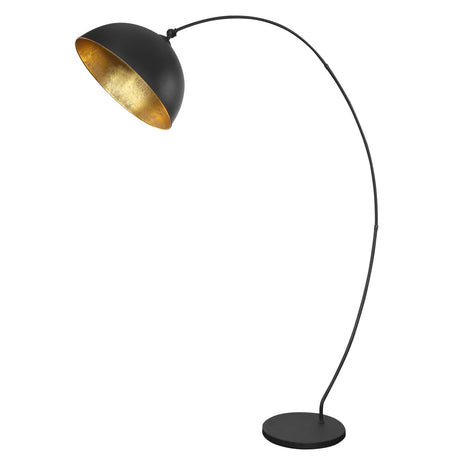 LED Moderne Vloerlamp - Zwart / Goud - E27 fitting - Klang