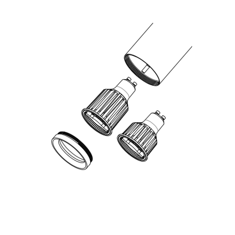 LED Railspot voor GU10 spot | 3-fase | Wit