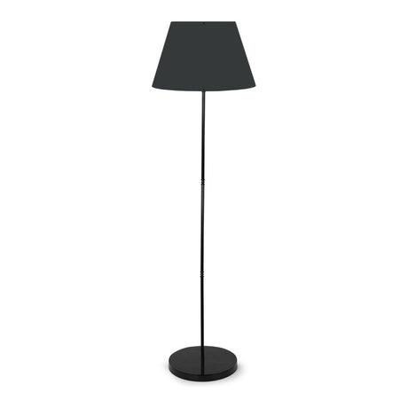 LED Vloerlamp - Modern - Antraciet - E27 fitting - vooraanzicht