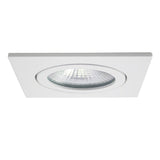 LED Dimbare inbouw spot 6W | Vierkant | Ø75mm | Wit | 2700K warm wit | Uit foto