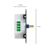 Universele LED dimmer 0.3-500W | Fase af- en aansnijding