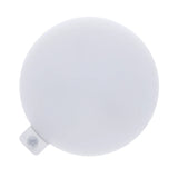 Ronde LED plafonnière met bewegingssensor in wit, bovenaanzicht.