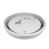 Plafondlamp | Neso | Met Noodunit | IP54 | 13W | CCT-Switch | Boven perspectiefPlafondlamp | Neso | Met Noodunit | IP54 | 13W | CCT-Switch | Boven Binnenkant