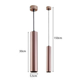 Hanglamp langwerpig - 30cm | Rosé goud | GU10 fitting