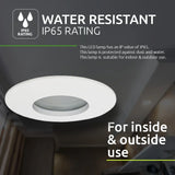 PHILIPS LED Inbouwspot IP65 | Waterdicht | 70mm | Wit | 4W | Dimbaar