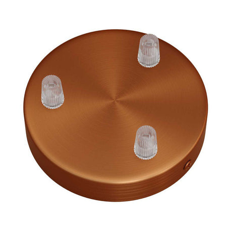 Bronzen Plafondplaat | Complete set | 12 cm | 3 snoeren