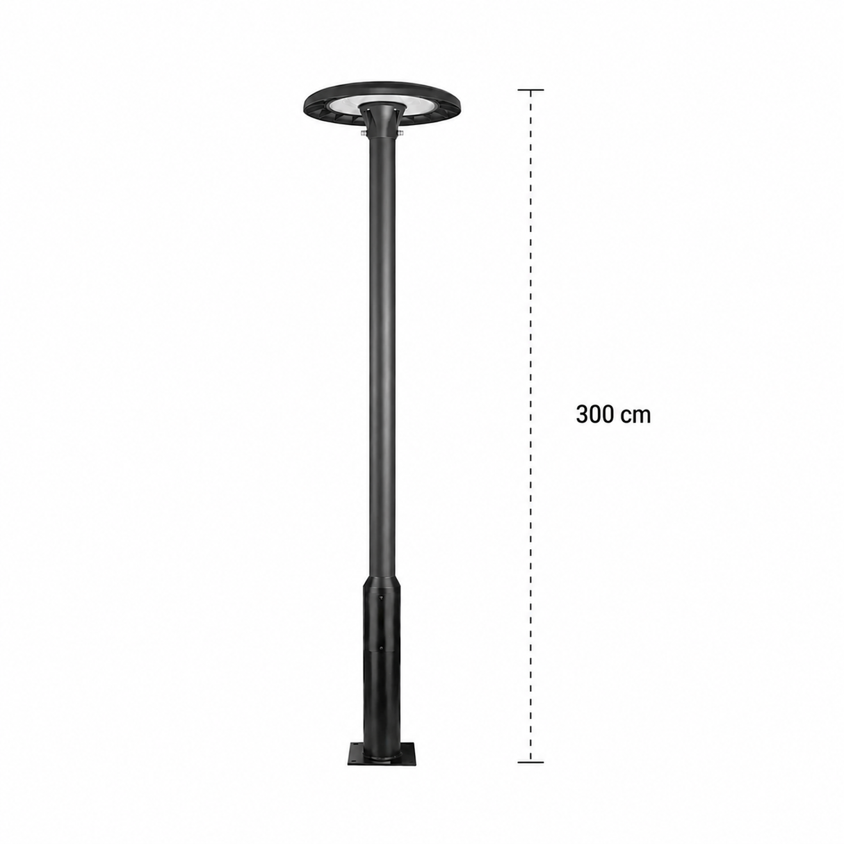 LED straatlantaarn 3 meter | Inclusief parklamp | 80/100/120W | CCT