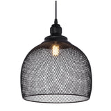 Moderne hanglamp - E27 fitting - Zwart - Mesh | Capitol