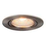 LED Dimbare inbouw spot 5W | Ø75mm | RVS - warm wit