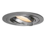 LED ondiepe Inbouwspot 6 Watt | Dimbaar | 80mm | kantelbaar | zilver | rond