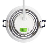 LED ondiepe Inbouwspot 6 Watt | Dimbaar | 80mm | kantelbaar | wit | rond